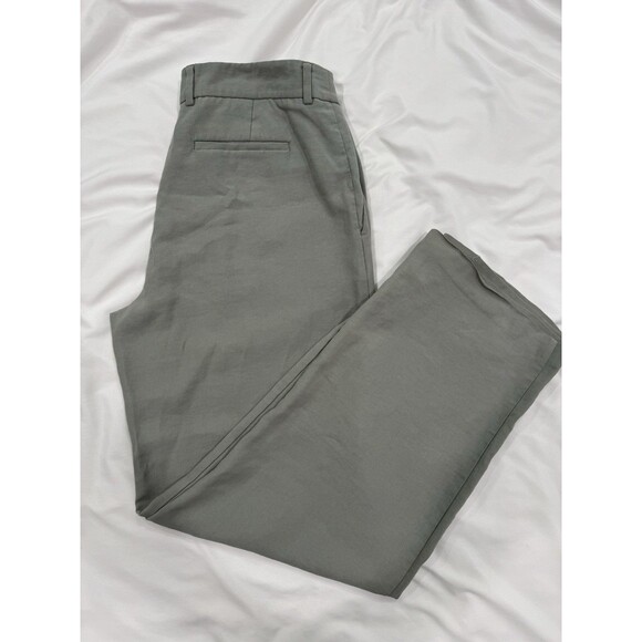 Mango Straight Fit Green Pants/Trousers Women's Pant Size US 8 - Picture 4 of 7